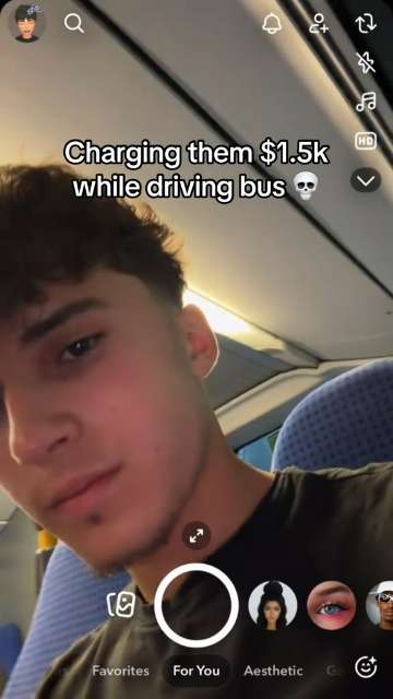 Charging them $1.5k while driving bus 💀